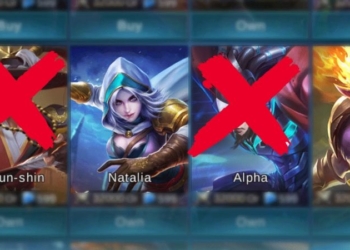 Mobile legends akan terapkan fitur banned tiga hero di ranked map pada update terbaru! Gamedaim