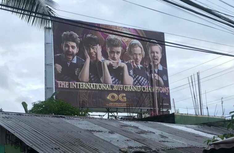 OG Juarai TI9, Fans dari Filipina Pasang Billboard Raksasa Sebagai Ucapan Selamat!