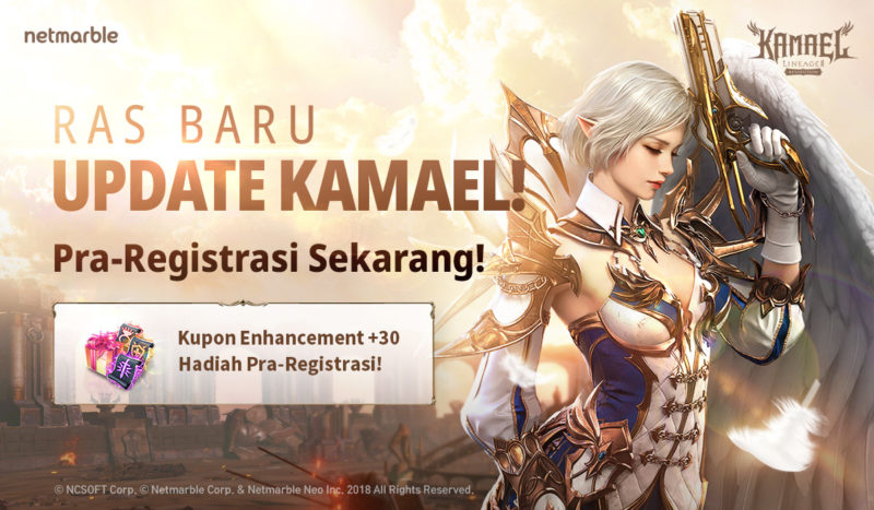 Pra registrasi update besar 'lineage2 revoluion' dengan ras terbaru 'kamael' dibuka