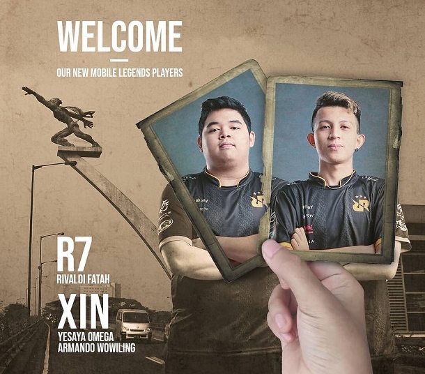 R7 resmi direkrut menjadi pemain mobile legends rrq gamedaim