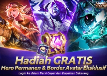 Rayakan speedy version, mobile legends bagikan hero dan border secara gratis! Gamedaim