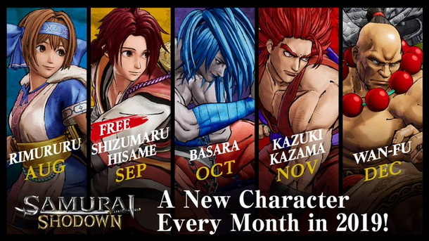 Samurai shodown akan hadirkan 4 karakter dlc baru! Gamedaim