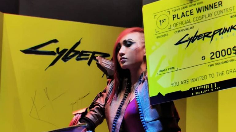 Cosplay jadi karakter cyberpunk 2077, lola zieta juarai ajang tokyo game show 2019! Gamedaim