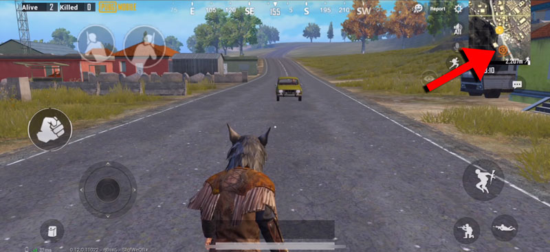 Inilah panduan jarak suara langkah kaki dan kendaraan di minimap pubg mobile 1 2