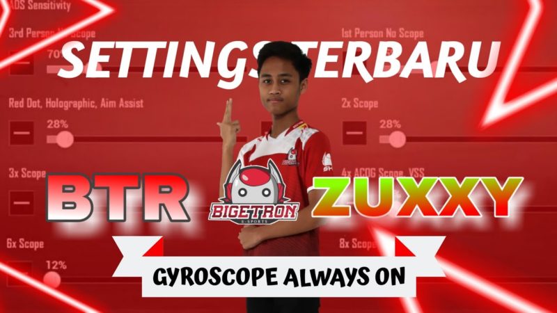 Inilah Settingan Basic PUBG Mobile Dari BTR Zuxxy! GAMEDAIM