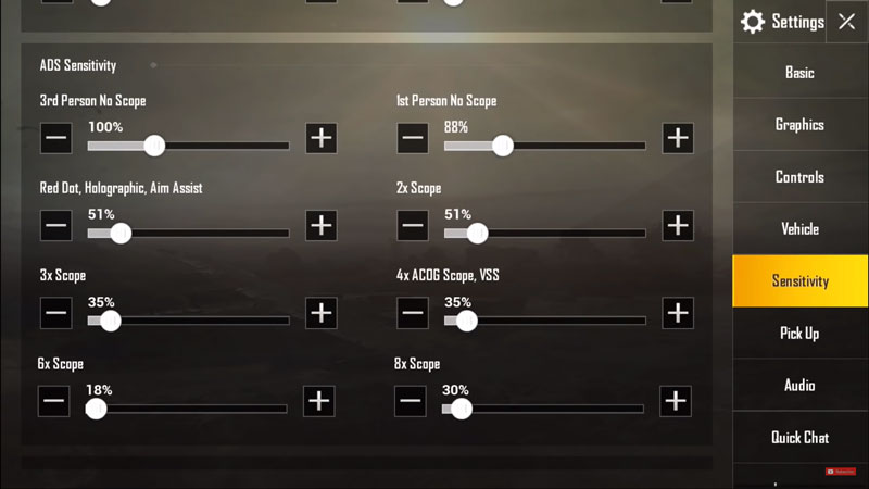 Inilah settingan sensitivitas pubg mobile terbaik biubiu dari team secret ads