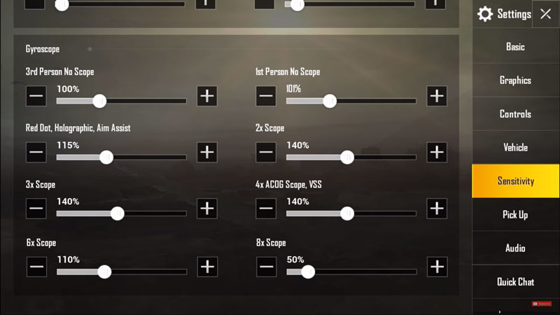 Inilah settingan sensitivitas pubg mobile terbaik biubiu dari team secret gryscope