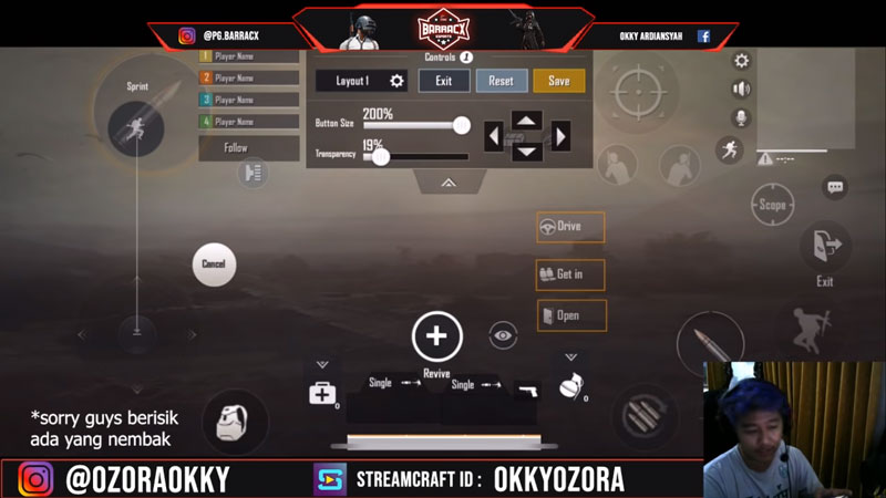 Inilah settingan sensitivitas pubg mobile dari okky ozora hud