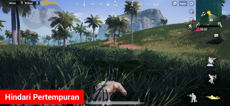 Tips bertahan hidup tanpa apapun di pubg mobile hindari pertempuran