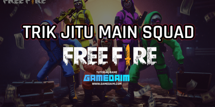 Trik jitu main squad di free fire! Gamedaim