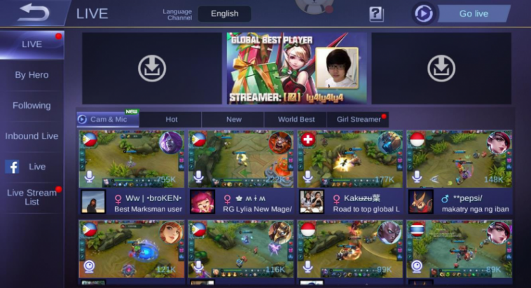 Live Stream Mlbb