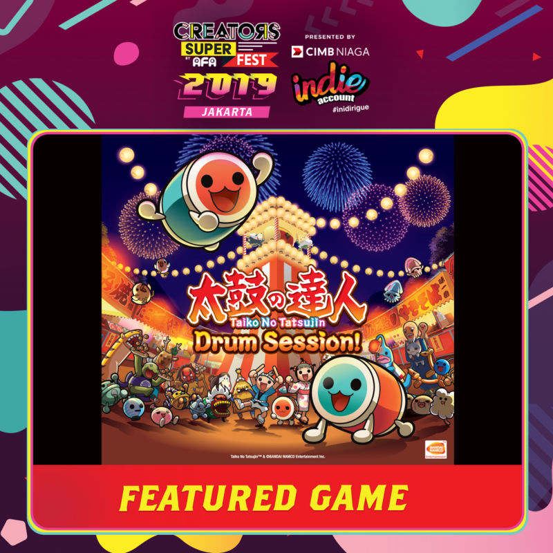 Csf2019jkt featured game bandai drum session