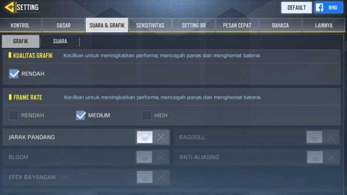 Inilah settingan grafis call of duty mobile terbaik! Grafis
