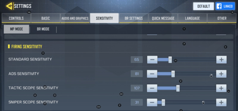 Setting Sensivitas Menembak Call Of Duty Mobile Mode Multiplayer