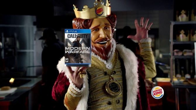 Call of duty mw x burger king