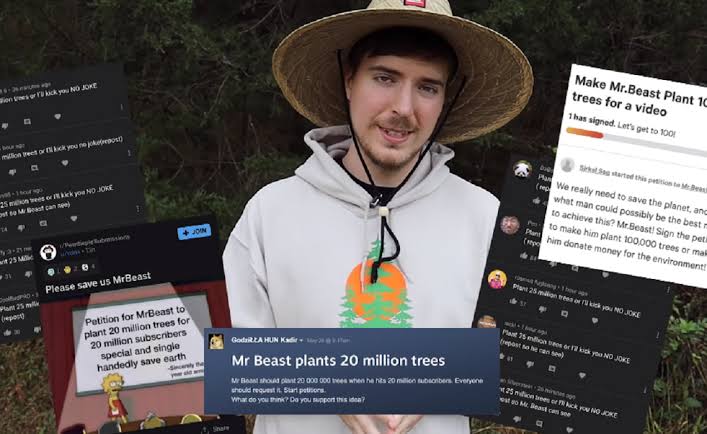 PewDiePie Sumbang 69 Ribu Pohon Di Penggalangan Dana Yang Dilakukan Mr Beast