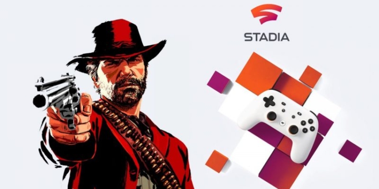 Red google stadia