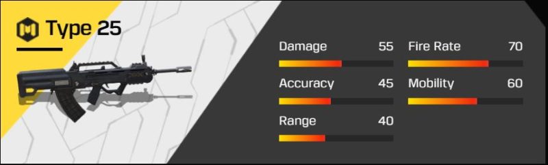Senjata terbaik di codm type 25