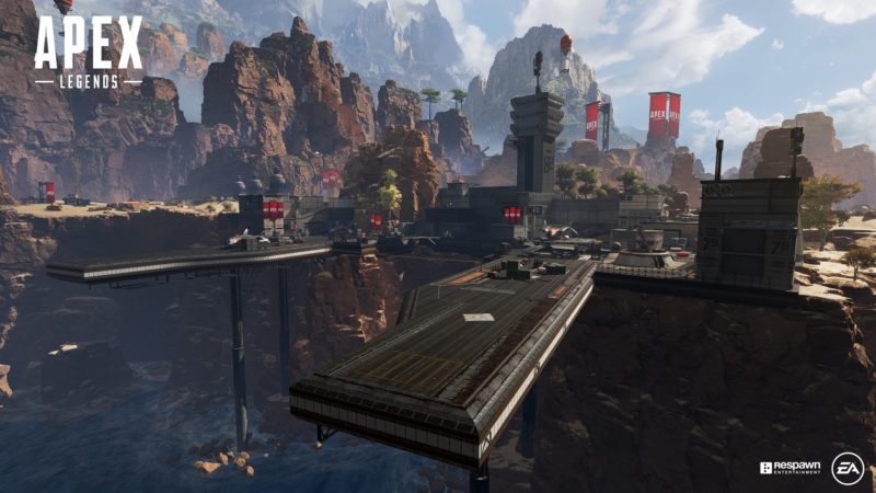 Seorang traveler bajak tv bandara untuk bermain apex legends di playstation 4