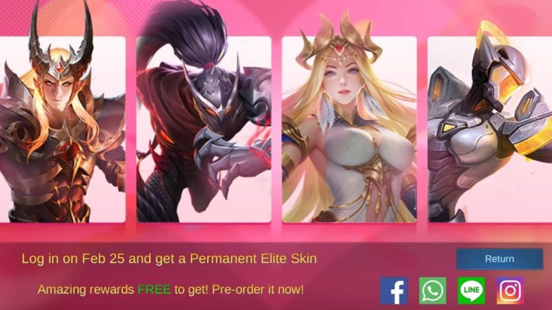 Sambut valentine mobile legends bagikan skin gratis untuk para pemain 1 1