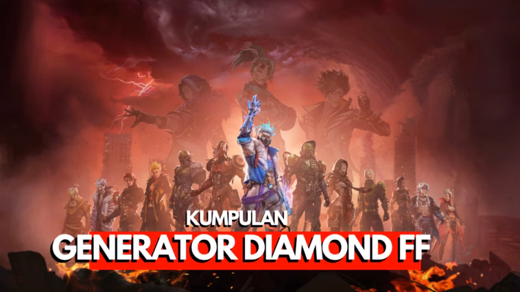 Tangkapan layar generator diamond Free Fire terbaru yang menawarkan diamond gratis
