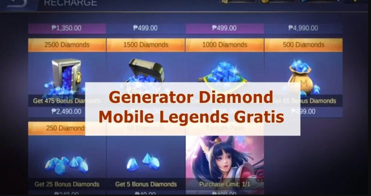 6 Generator Diamond Mobile Legends Gratis Terbaik, Auto Sultan (Update 2020)