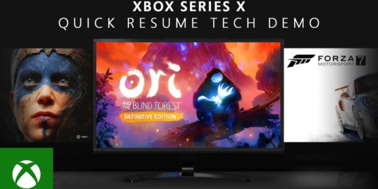 Xbox series x mampu menjalankan 3 sampai 5 game sekaligus! Gamedaim