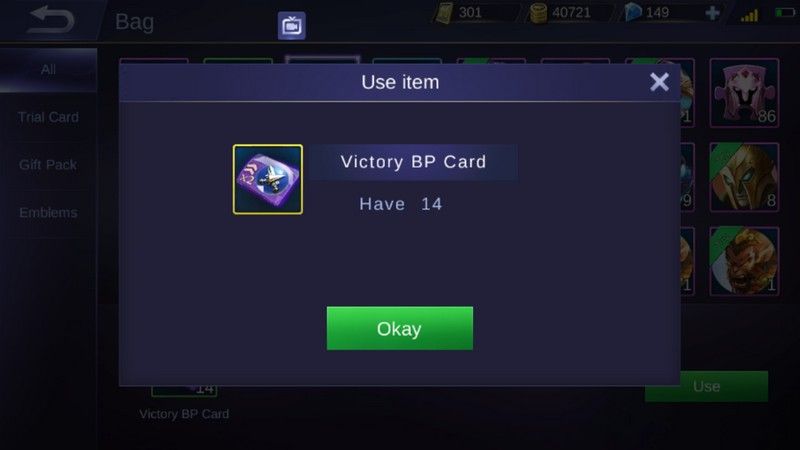 Double bp card