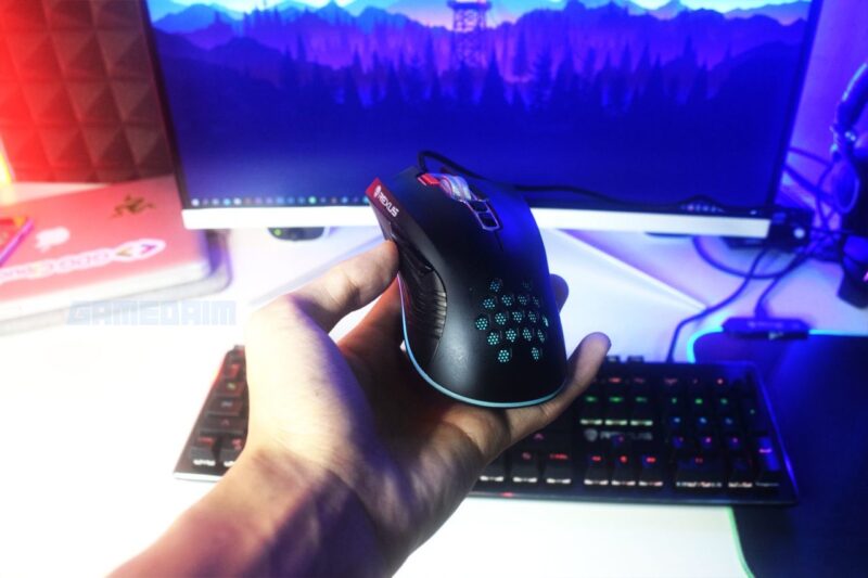 Rexus Vr5 Mouse On Hands Gamedaim Review