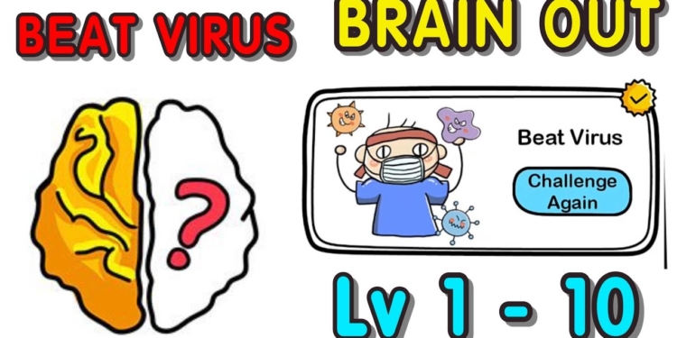 Kunci jawaban brain out kalahkan virus dari level 1 – 10 gamedaim