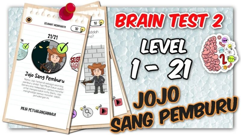 Kunci Jawaban Brain Test 2 Jojo Sang Pemburu Level 1 – 21 Gamedaim