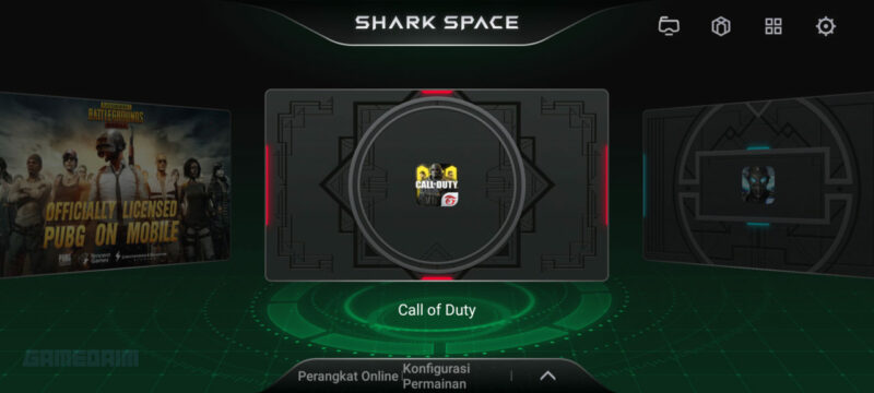 Konfigurasi Shark Space Melalui Tombol Black Shark 3 Gamedaim