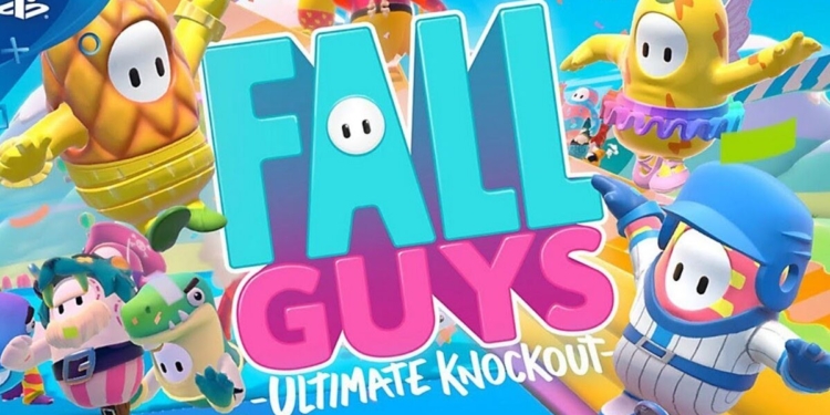 Fall guys populer di ps plus