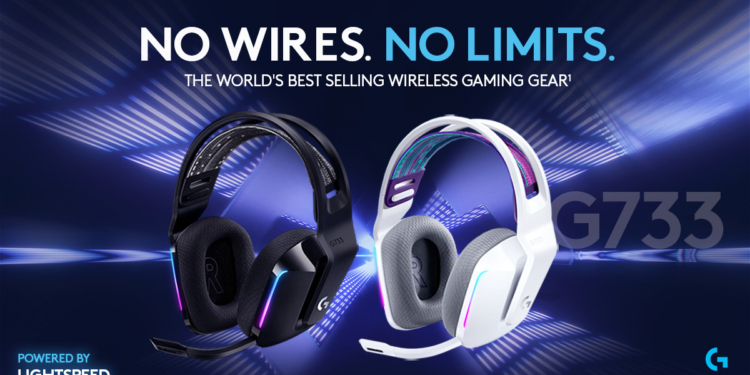 Logitech g733 wireless headset gaming