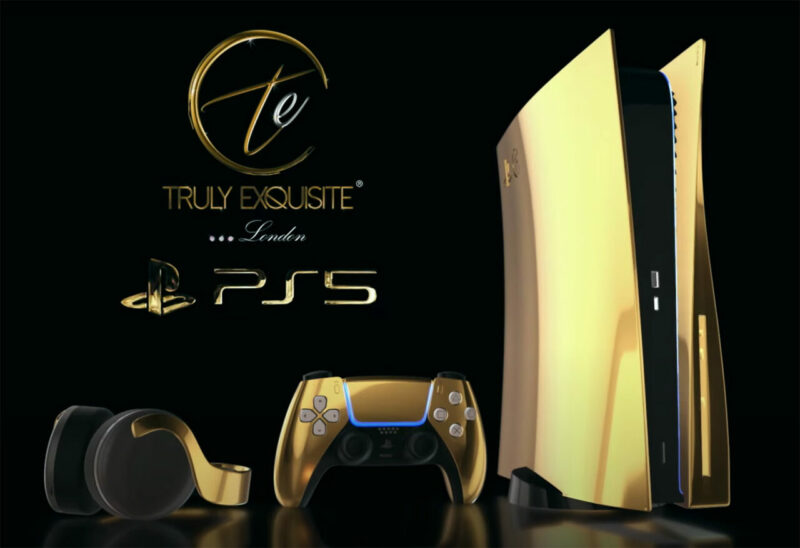 24k Gold Sony Playstation 5 Ps5