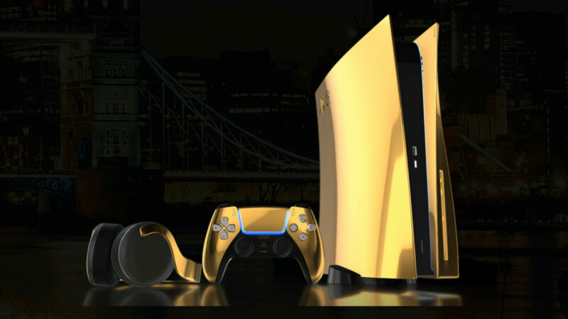 Buka Pre Order, Playstation 5 Berlapis Emas Dijual Seharga 150 Juta Rupiah! Gamedaim