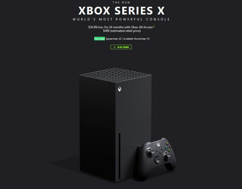 Harga Xbox Series X Resmi Diumumkan Hanya Usd 499 