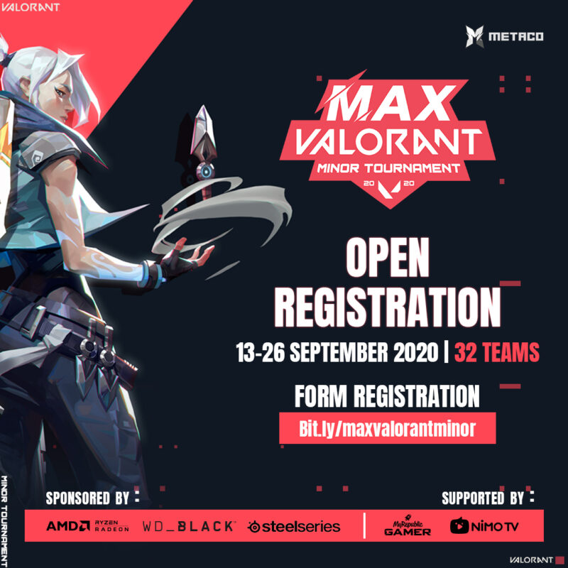 Max valorant registration