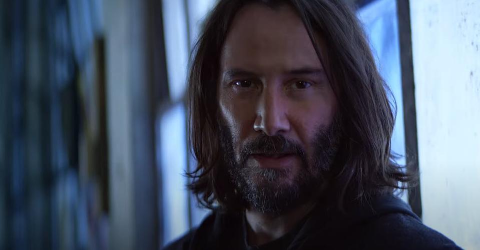 Keanu in cyberpunk 2077 | forbes