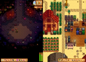 Split screen stardew valley | @concernedape