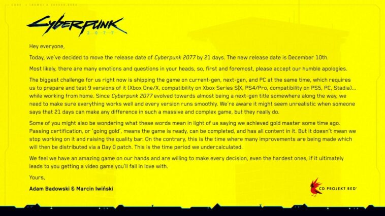 Perilisan Cyberpunk 2077 Resmi Ditunda Lagi 9 Perilisan Cyberpunk 2077 Resmi Ditunda Lagi