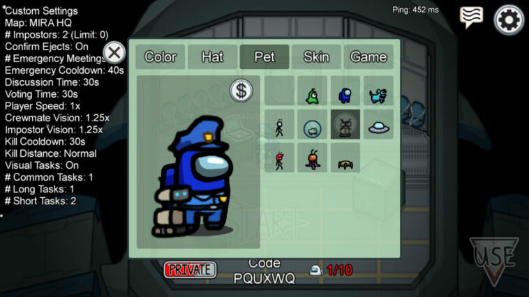 Kustomisasi Pet