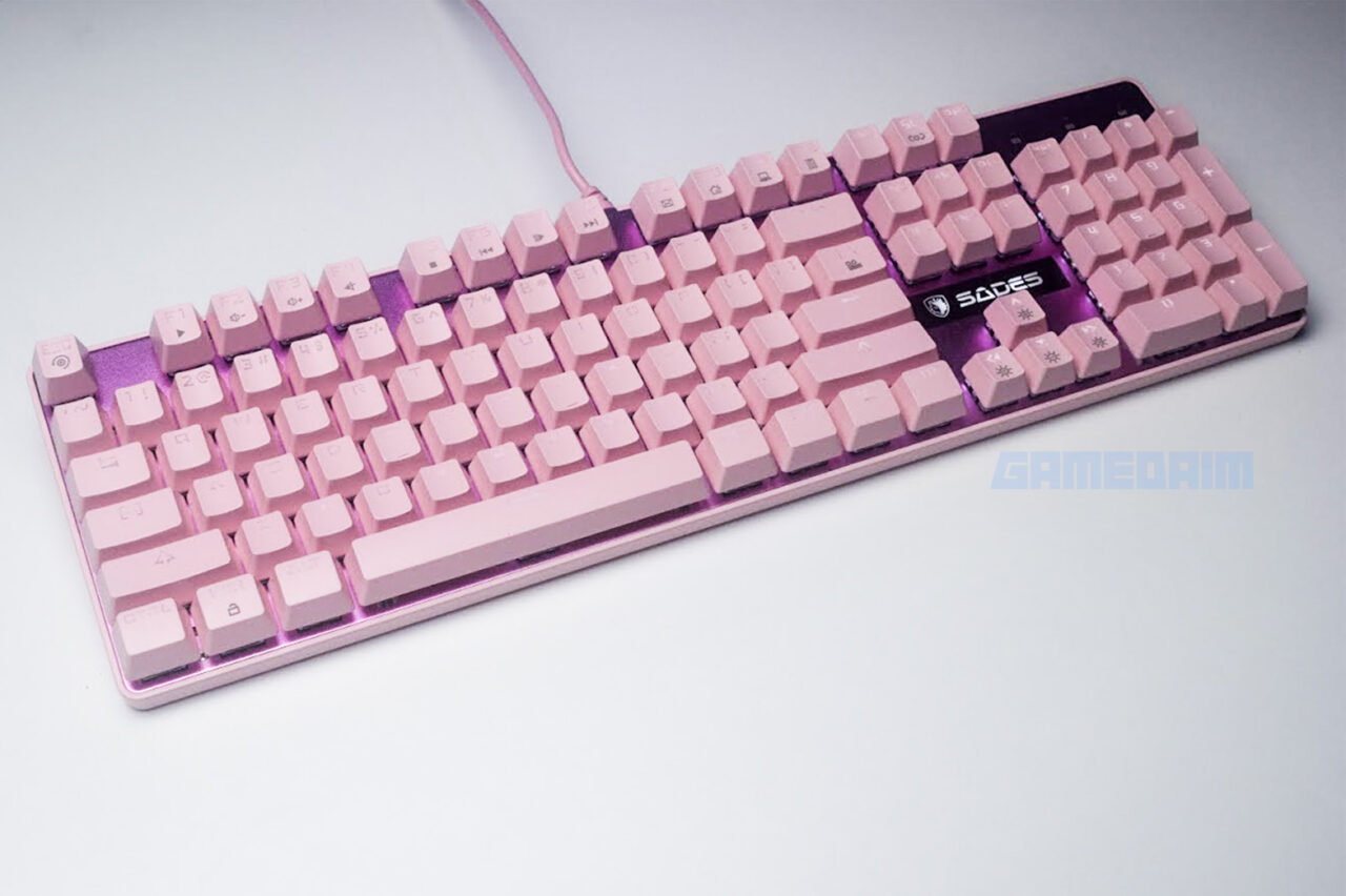 sades pink keyboard
