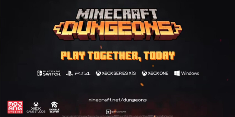 Fitur cross platfom minecraft dungeon