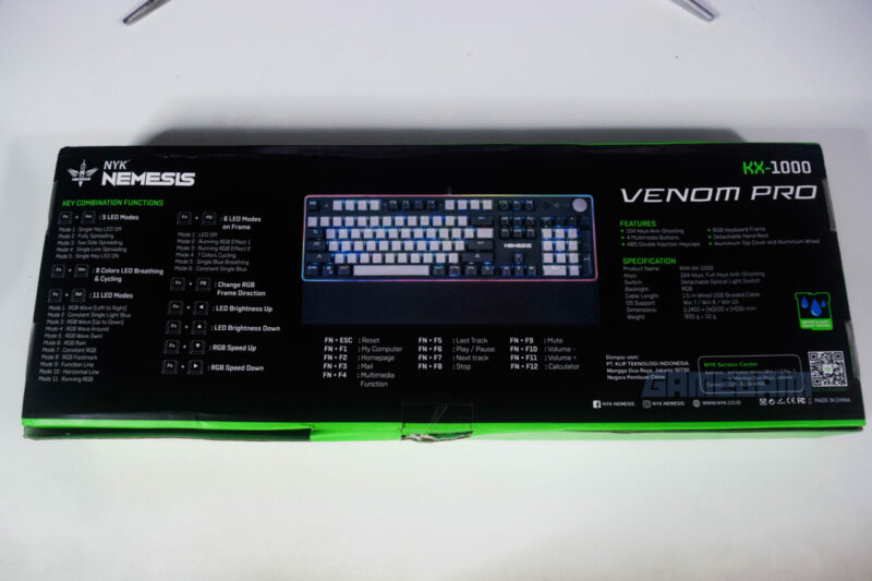 Nyk Nemesis Kx 1000 Venom Pro Box Belakang Gamedaim Review