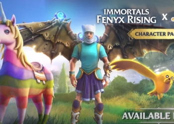 Immortal fenynx berkolaborasi dengan adventure times | ubisoft