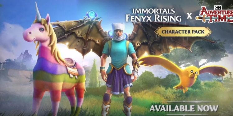 Immortal fenynx berkolaborasi dengan adventure times | ubisoft