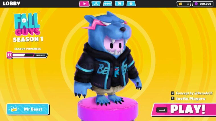 Mr Beast Dapatkan Skin Dirinya Di Fall Guys