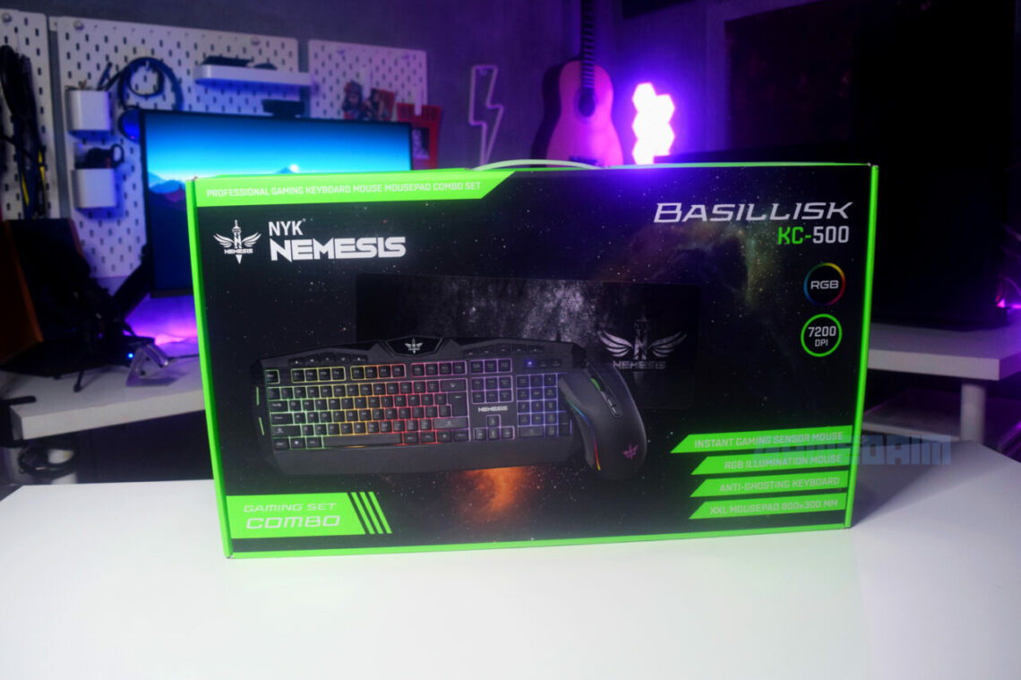 Review NYK Nemesis Basillisk KC 500 Gaming Gear Sepaket Yang Murah