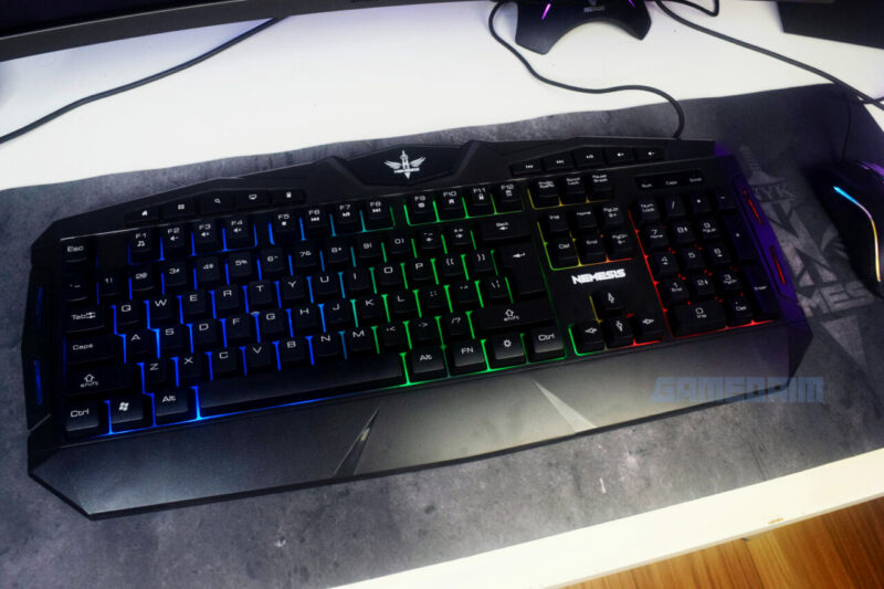 Nyk nemesis kc 500 keyboard rgb rainbow 1 gamedaim review